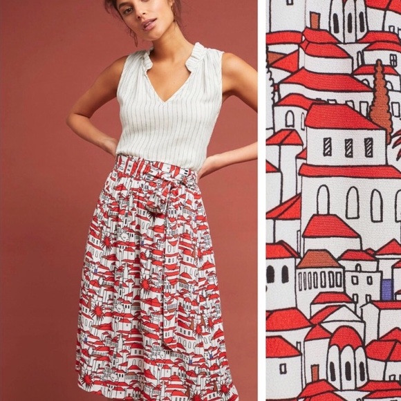 Anthropologie Dresses & Skirts - NWT Anthropologie Getaway Printed Skirt